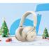 Anker Soundcore Space One, Active Noise Cancelling Headphones, 2X Stronger Voice Reduction, 40H ANC Playtime, App Control, LDAC Hi-Res Wireless Audio, Comfortable Fit, Clear Calls, Bluetooth 5.3 -White